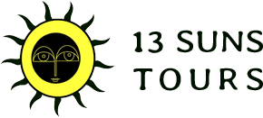 13 Suns Tours logo