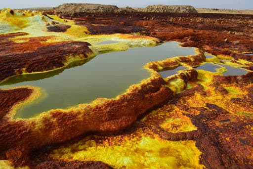 Danakil Depression salt formations